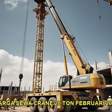 harga sewa crane 20 ton februari 2025